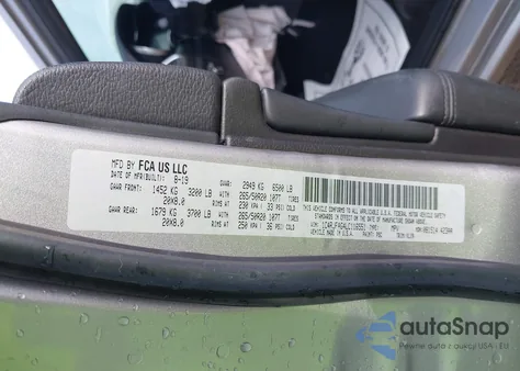 2020 Jeep Grand Cherokee Altitude 4X4 z USA, uszkodzony, nr VIN 1C4RJFAG4LC116551